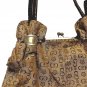 GO Brown Cream Women's Shoulder Purse Handbag Bag