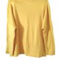 Just Be yellow V-neck women's long sleeve sweater size M