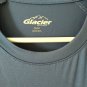 Glacier performance men's short sleeve dark blue indigo shirt M