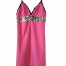 Boomode dark pink leopard lace Bodycon mini dress S