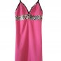 Boomode dark pink leopard lace Bodycon mini dress S