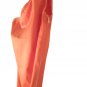 Boomode One shoulder orange knee length Bodycon satin dress S