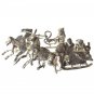 Brooch Imperial Troika Antique 84 Silver Jewelry 1800s 3horses Sleigh