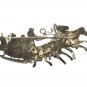 Brooch Imperial Troika Antique 84 Silver Jewelry 1800s 3horses Sleigh