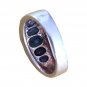 Women's Ring Antique Natural Dark Blue Oval Cut Sapphire Sterling Silver 925 Sz7