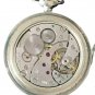 Molnija Pocket Watch Antique Russian Railroad Train Wheels 18 Jewels Open Face