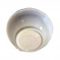 Vintage Salad Serving Bowl Dish Platter White Round Porcelain  Floral