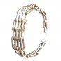 Antique Link Chain Bracelet Art Deco Women's Sterling Silver 925