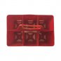 Antique Coke Caisse Familiale Plastic Box Carrier Handle 6 Bottles French Red