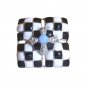 Antique Ring Masonic Round Cut Opal Sterling Silver 8 Maltese Cross Diana Chess