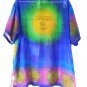 Rima Beachwear Men's Short Sleeve Indigo Sun Casual Shirt  Size L