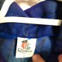 Rima Beachwear Men's Short Sleeve Indigo Sun Casual Shirt  Size L