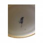 Vintage Hand-Painted Japanese Porcelain Vase: Blue and White Nature Motif Signed