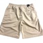 LVL TEN men's shorts size L bone tan sand color elastic waist