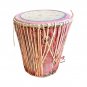 Antique Leather Pink Acoustic Folk Drum from India