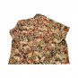 Vintage Perry Ellis Men`s Shirt 100% Rayon Multicolor Long Sleeve Button Down L