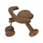 Vintage Handmade Wooden Doll Tricycle Collectible Home Decor Wood