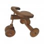 Vintage Handmade Wooden Doll Tricycle Collectible Home Decor Wood