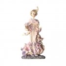 Antique vintage Enchanted Gardens Fairy Flowers Figurine Purple Pink Resin Antique vintage Enchanted Gardens Fairy Flowers Figurine Purple Pink Resin