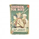 Vtg Handbook For Boys Boy Scouts of America  Book-Norman Rockwell Cover