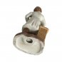 Vintage Rare Brinns Hand Painted Bisque Porcelain Dentist Figure Figurine Decor
