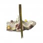 Vintage Capodimonte Large Woven Rose Flowers Porcelain Basket Classic Style 12â