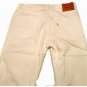 Vintage Levi Strauss & Co. Men`s Pants Jeans Cotton Casual Denim White W33 L32
