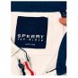 Sperry Top-Sider Men`s Shirt Polo Golf White Red Blue Short Sleeve XL