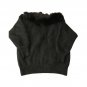 Vintage Black Angora Rabbit Fur Sweater Cardigan Button down