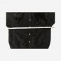 Vintage Black Angora Rabbit Fur Sweater Cardigan Button down
