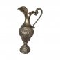 Antique Victorian Art Nouveau Mantle Ewer Vase 1 Handle Floral 16"H Silver Plate