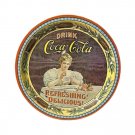 Vintage Drink Coca-cola Tray Metal Refreshing Delicious 12" 75th Anniversary Vintage Drink Coca-cola Tray Metal Refreshing Delicious 12" 75th Anniversary