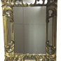 Artissimo Mirror Gold Leaf Design Frame Rococo Style Italian Vintage Decor