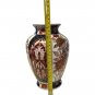 Imari by Andrea Porcelain Vase Japanese Red Blue Gold  Floral Design  9.5"