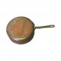 Antique French Copper and Brass Saut&Atilde;&copy; Pan Saucer Chef Sauce Pan Dish w Handle