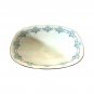 Vintage Franconia Krautheim Deep Serving Bowl White Porcelain Platinum Rim