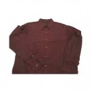 DKNY Men's Shirt Burgundy Red Long Sleeve Button-Up L DKNY Men's Shirt Burgundy Red Long Sleeve Button-Up L