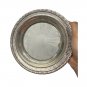 Vintage Frank Whiting Bottle Coaster Saucer Sterling Silver & Crystal Glass 6.5"