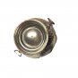 Vintage Silver Plate Ornate Monteith Bowl LION Handles Gold Wash Interior