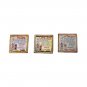 Cuba Havana Mojito Vintage Square Decorative Magnet Set Of 3 In Wooden Box