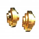 Women's Clip On Earrings Antique Vintage Original Art Deco Gold Plated Jewelry Women's Clip On Earrings Antique Vintage Original Art Deco Gold Plated Jewelry