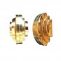 Women's Clip On Earrings Antique Vintage Original Art Deco Gold Plated Jewelry
