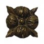 4 Pcs Antique Art Nouveau Furniture Hardware Decor Solid Brass Ornaments