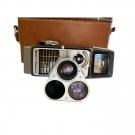 Bell & Howell Camera In Leather Case Top Grain Vintage Cowhide W/ Strap Bell & Howell Camera In Leather Case Top Grain Vintage Cowhide W/ Strap