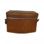 Bell & Howell Camera In Leather Case Top Grain Vintage Cowhide W/ Strap