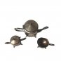 Vintage Silver Plated Miniature Three Piece Tea Set