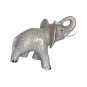 Ceramic Trunk Up White  Elephant Figurine Porcelain Ceramic Vintage