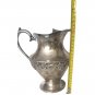 Vintage Grapes Water Wine Pitcher Jug Silver Plated Over Copper 8" Canada