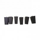 6" Solid Wood Tapered Furniture Legs Black Finish Sofa/Chair/Ottoman Set of 6 6" Solid Wood Tapered Furniture Legs Black Finish Sofa/Chair/Ottoman Set of 6