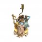 Capodimonte Porcelaine Lamp Three Figurine & Musical Pieces HUGE Vintage Italy